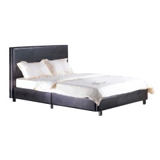 Fusion PU King Size Bed Black
