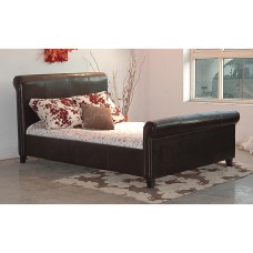 Henley PU King Size Bed Black