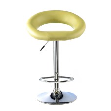 Murry Bar Stool PU Chrome & Lime (2s)