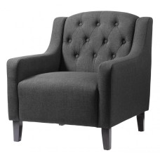 Pemberley Fabric Arm Chair Grey