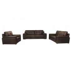 Ranee Bonded Leather & PU 1 Seater Brown