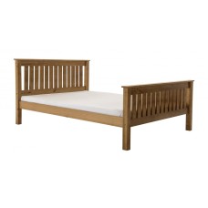 Manila HFE Pine Bed Single Antique