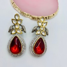 Ruby silver AD studs