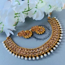 Pearl Golden Necklace Set