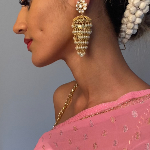 Golden Jhumki/Earrings