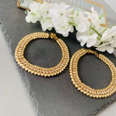 Pearl Antique Gold Anklets/Payal