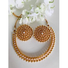 Pearl Golden Necklace Set