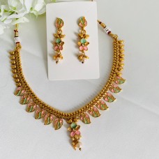 Pastel Gold Neecklace Set