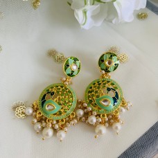 Mint lily Earrings