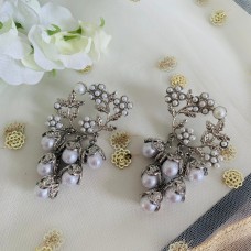 Pearl Silver Earrings