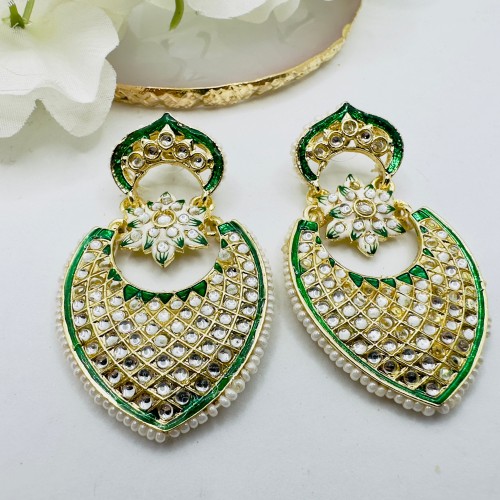 Green Nandika designer earring