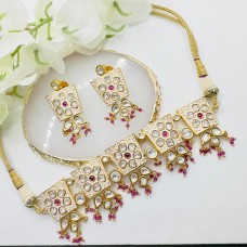 Pink kashvi Choker set