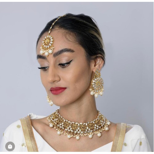 Kundan Gold Choker Set