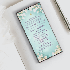 Modern Floral: Digital Akhand Path Invitation