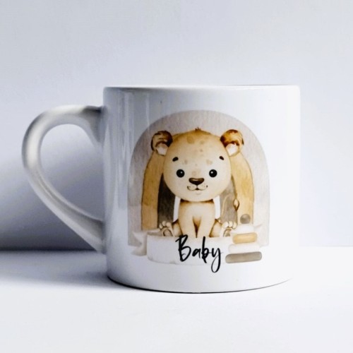 Lion Baby Mug - 6oz - gifts - new parent - new baby