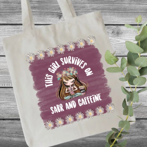 Sabr and Caffeine Tote Bag