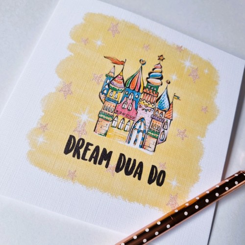 Dream Dua Do Greetings Card - Islamic cards - blank cards