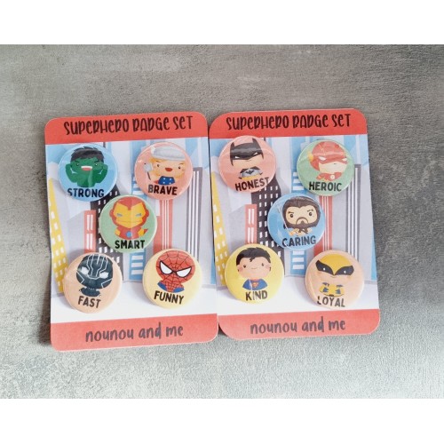 Superhero Badges