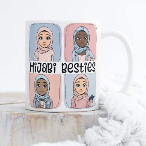 Hijabi Besties Mug - 11oz and 15oz - Islamic gifts