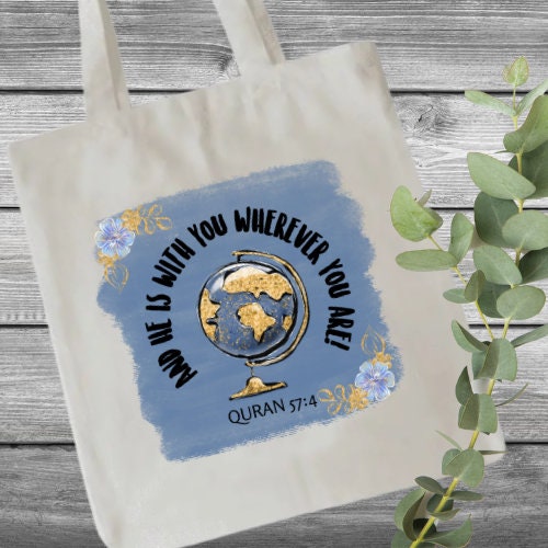 He Is With You Tote Bag