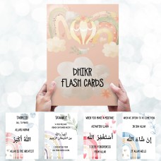 Digital Download Girls Dhirk flash cards - islamic gifts - eid and ramzan gifts - learning