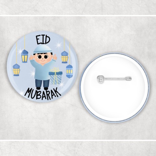Children's Islamic Eid Mubarak Badge Muslim Gifts - Muslim Baby Pin, Button - Ramadan Eid Gifts - Islamic