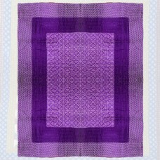 Purple Printed Quilt 7ft x 5.5ft