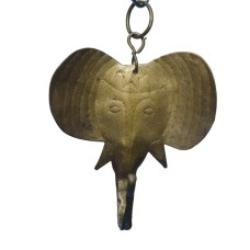 Handmade Elephant Shaped Bell Art