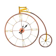 Handmade Metal Bike Clock Decor
