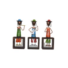 Handcrafted Set of 3 Musicians