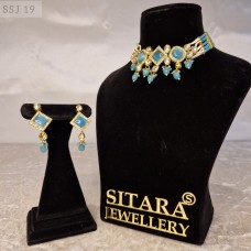 Choker Set - Sky Blue