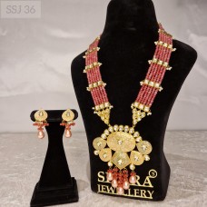 Meenakari Hot Pink Set