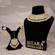 Choker Set - White Gold