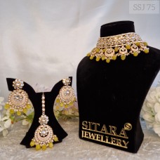 Meenakari Set -  Yellow