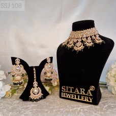 Meenakari Set - Black