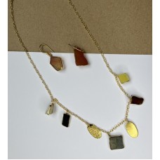 Multi stone Necklace set