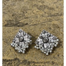 Silver earrings