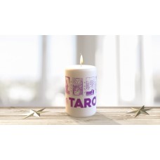 Tarot Cards Spiritual Pillar Candle 75 Hours Non Drip Reiki Charged Spiritual Gift