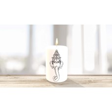 Ganesha Pillar Candle Gift Spiritual Gift
