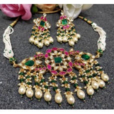 Real pachi kundan Necklace,Rajsathani jewelry,Rajwada Haar,Indian jewelry,Sabyasachi wedding jewelry,wedding set,kundan necklace combo,choke