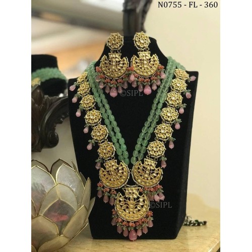 Kundan Necklace,Rajsathani jewelry, Rajwada Haar, Indian jewelry,Sabyasachi wedding necklace,kundan choker, wedding setkundan necklace combo