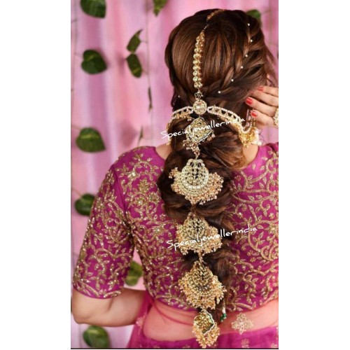 kundan hair accessories,Rajsathani jewelry,Rajwada mattapat,indian jewelry,Sabyasachi wedding jewelry,kundan jewelry,kundan matha patti,tika
