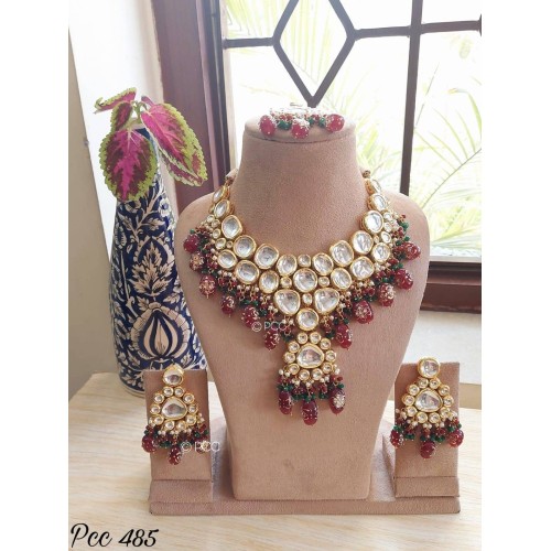 Big Size Hand Painted Meenakari- Kundan choker necklace, Indian Kundan Choker, Indian Jewelry, Bollywood Jewelry, Pakistani Jewelry,
