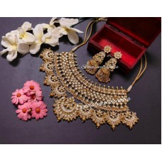 Real pachi kundan set, Kundan Necklace,Rajsathani jewelry,Rajwada Haar,indian jewelry,Sabyasachi wedding necklace,kundan choker, wedding set