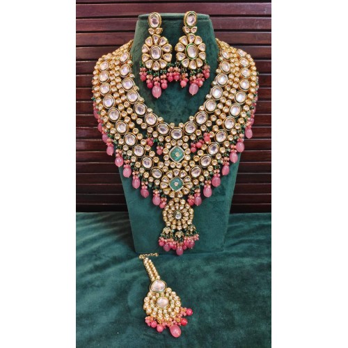 Big Size meena Kundan bridal set necklace,Rajsathani jewelry, Rajwada Haar,Indian jewelry, Sabyasachi wedding necklace, kundan choker