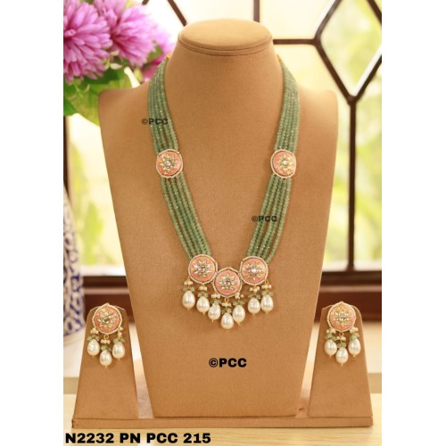 Long kundan necklace,indian jewelry,neha kakkar wedding jewelry,rajwari necklace,wedding jewelry,Sabyasachi jewelry, bollywood kundan jewelr