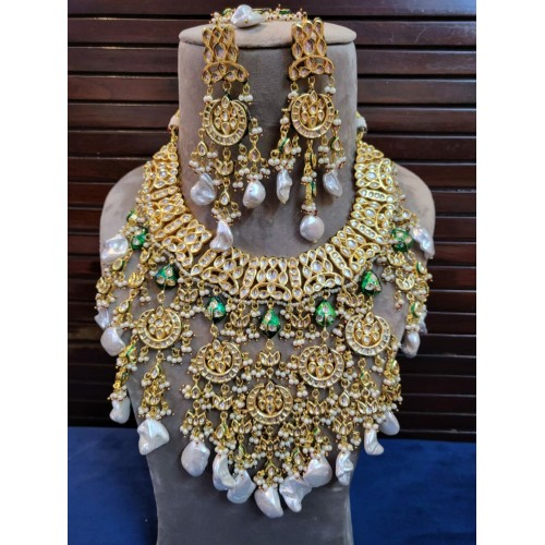 Kundan Necklace,Rajsathani jewelry, Rajwada Haar, Indian jewelry,Sabyasachi wedding necklace,kundan choker, wedding setkundan necklace combo