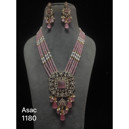 Big Siz, Meenakari- Kundan Necklace, Rajsathani jewelry, Rajwada Haar, Indian jewelry, Sabyasachi wedding necklace,long crystal necklace