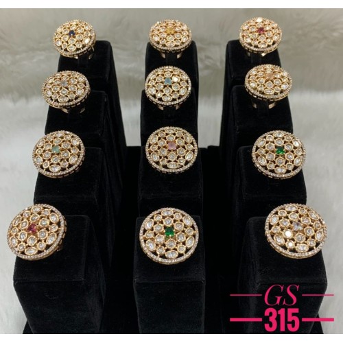 Polki kundan adjustable ring,big statement ring,kundan ring, indian jewelry,big gold plated ring,wedding adjustable ring