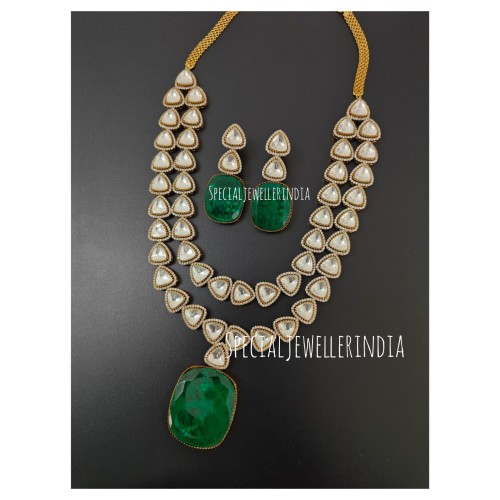 Polki kundan jewelry,necklace earrings bangles combo,Sabyasachi wedding jewelry,engagement jewelry,high quality polki set